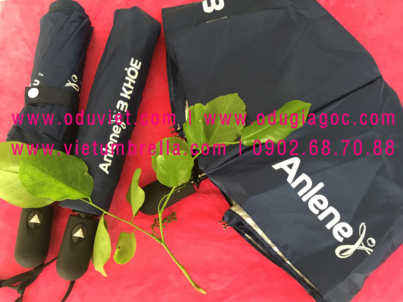 xưởng sản xuất ô dù cầm tay in logo quảng cáo